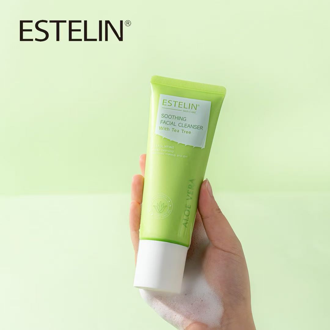 Estelin Tea Tree Soothing Facial Cleanser – Purifying & Refreshing Face Wash (100g)