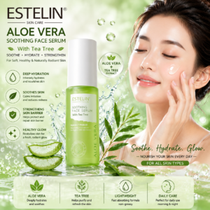 Estelin Aloe Vera Soothing Face Serum With Tea Tree 50ml