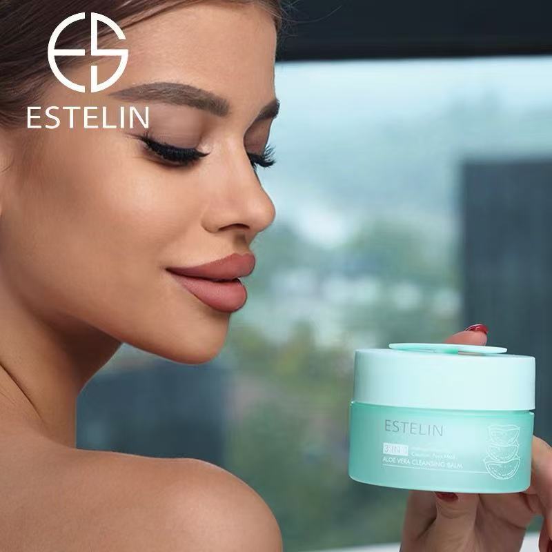 Estelin Aloe Vera Cleansing Balm – 3-in-1 Makeup Remover & Deep Cleansing Balm (100g)