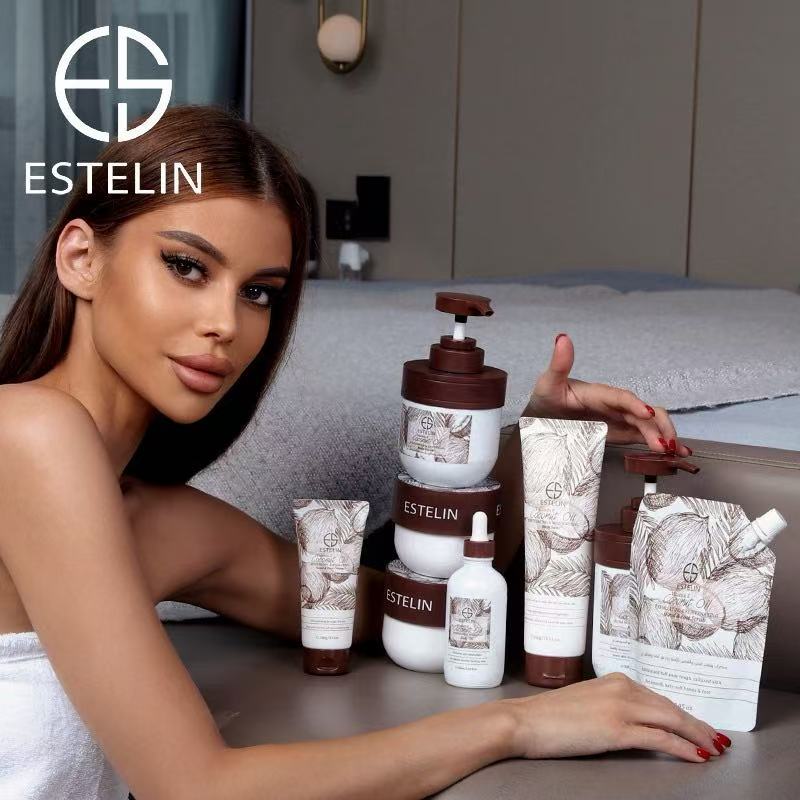ESTELIN Vitamin E Coconut Oil 8-Piece Complete Body Care Set