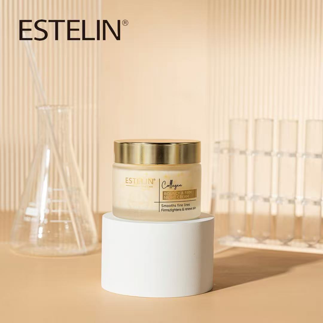 ESTELIN Collagen Bouncy & Firm Night Cream | Overnight Firming & Hydrating Cream
