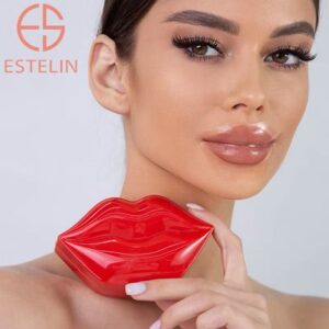 ESTELIN Fascinating Red Hydrogel Lip Mask – 60g (22 Pieces)