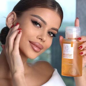 Estelin Vitamin C Micellar Cleansing Water – Brightening 3-in-1 Cleanser & Makeup Remover (300ml)