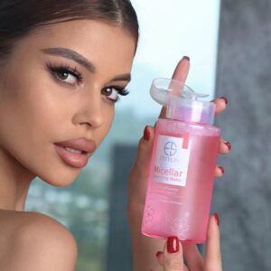 Estelin Cherry Blossom Micellar Cleansing Water – 3-in-1 Gentle Cleanser & Makeup Remover (300ml)