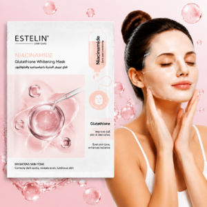 Estelin Niacinamide Glutathione Whitening Sheet Mask (10 Pieces)