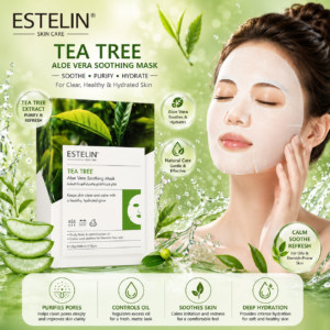 Estelin Tea Tree Aloe Vera Soothing Mask x10 sheet