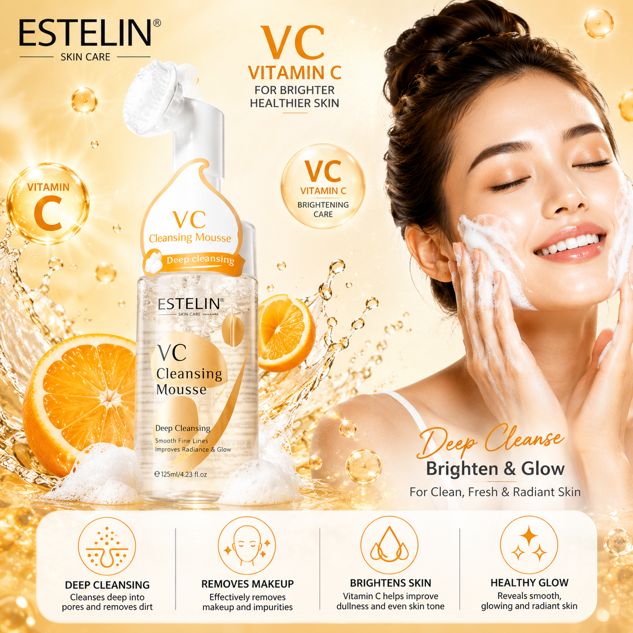 Estelin VC Deep Cleansing Mousse