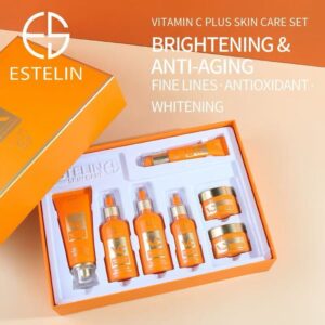 ESTELIN Vitamin C Plus Brightening & Anti-Aging Complete Skin Care Set